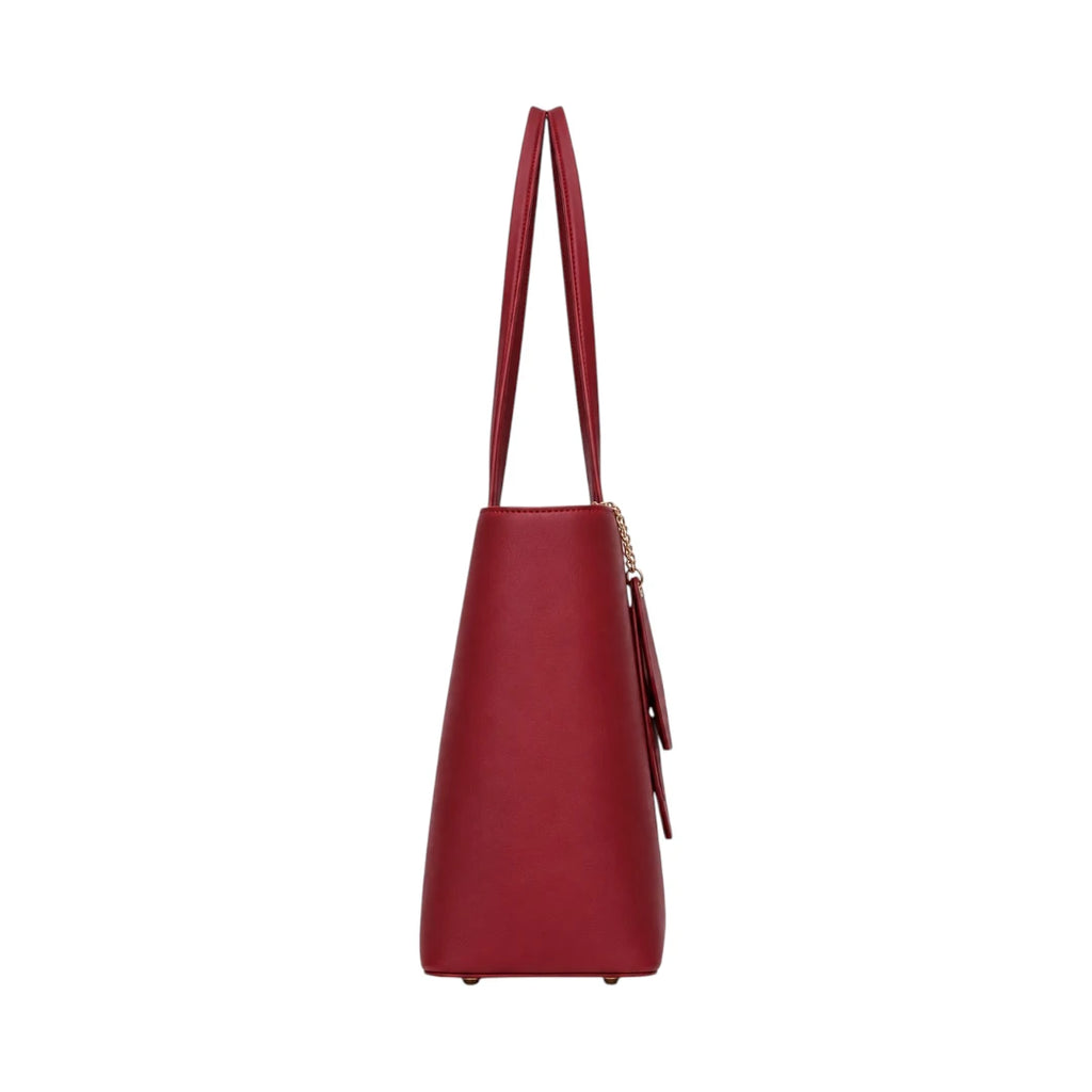 Virant Collection Modern Burgundy Leather Handbag for Women