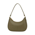 Virant Collection Women's Green Leather Baguette Bag