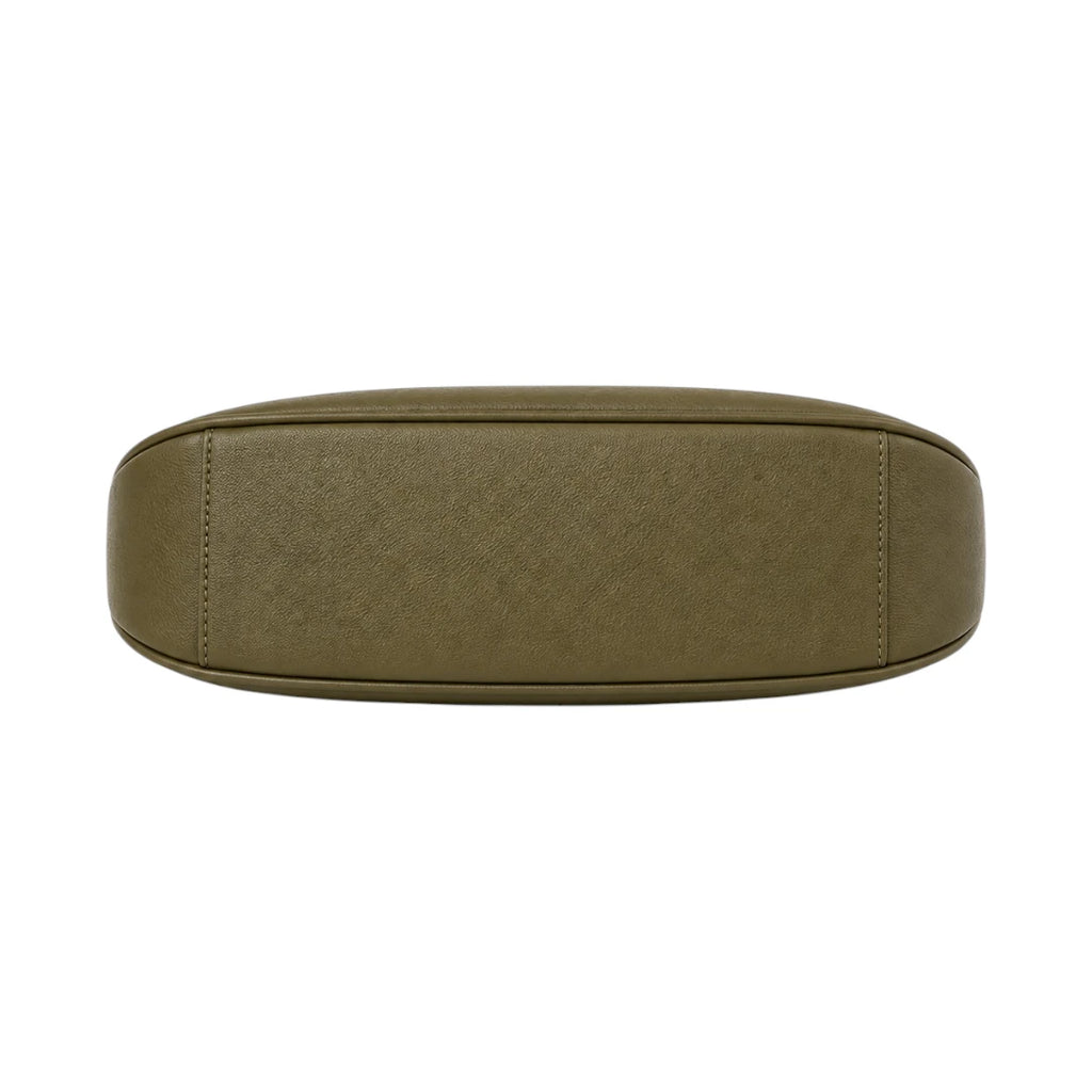 Virant Collection Women's Green Leather Baguette Bag